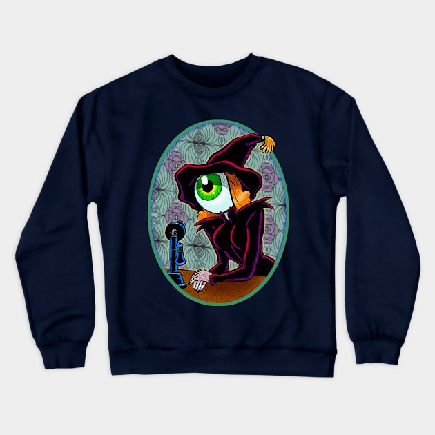 Iris The Cyclops Witch Crewneck Sweatshirt by Mooncow Base Go!